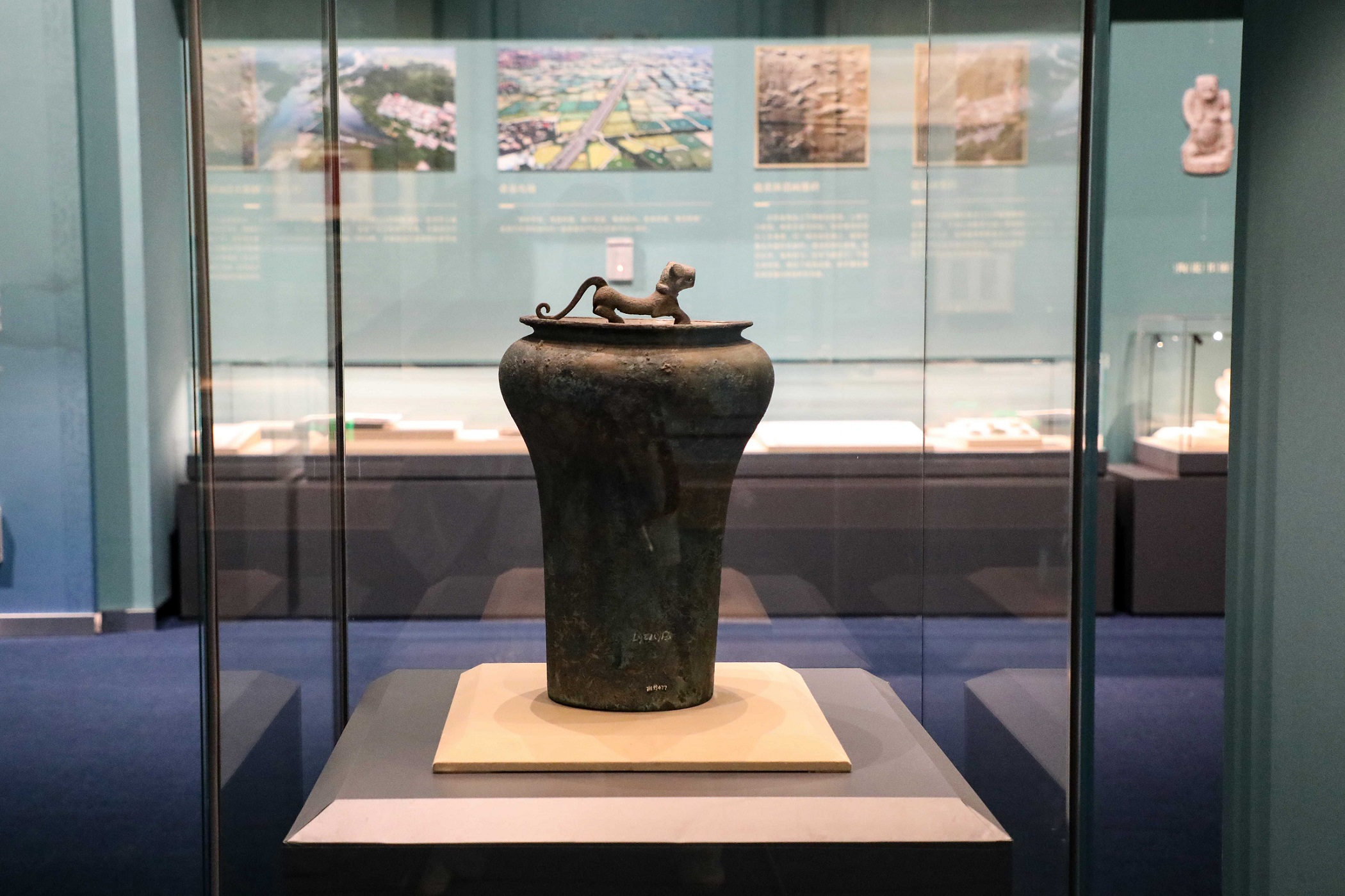 “江天万里——长江文化展”展览现场。中国国家博物馆供图