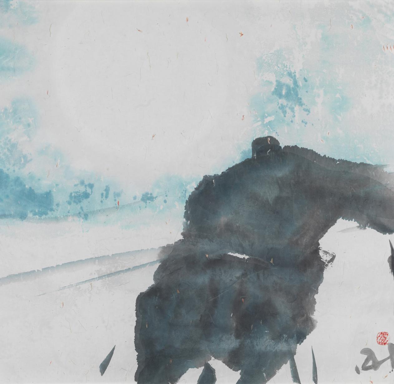 《雪中一骑》。主办方供图