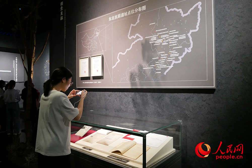 观众正在参观展览。人民网记者 韦衍行摄