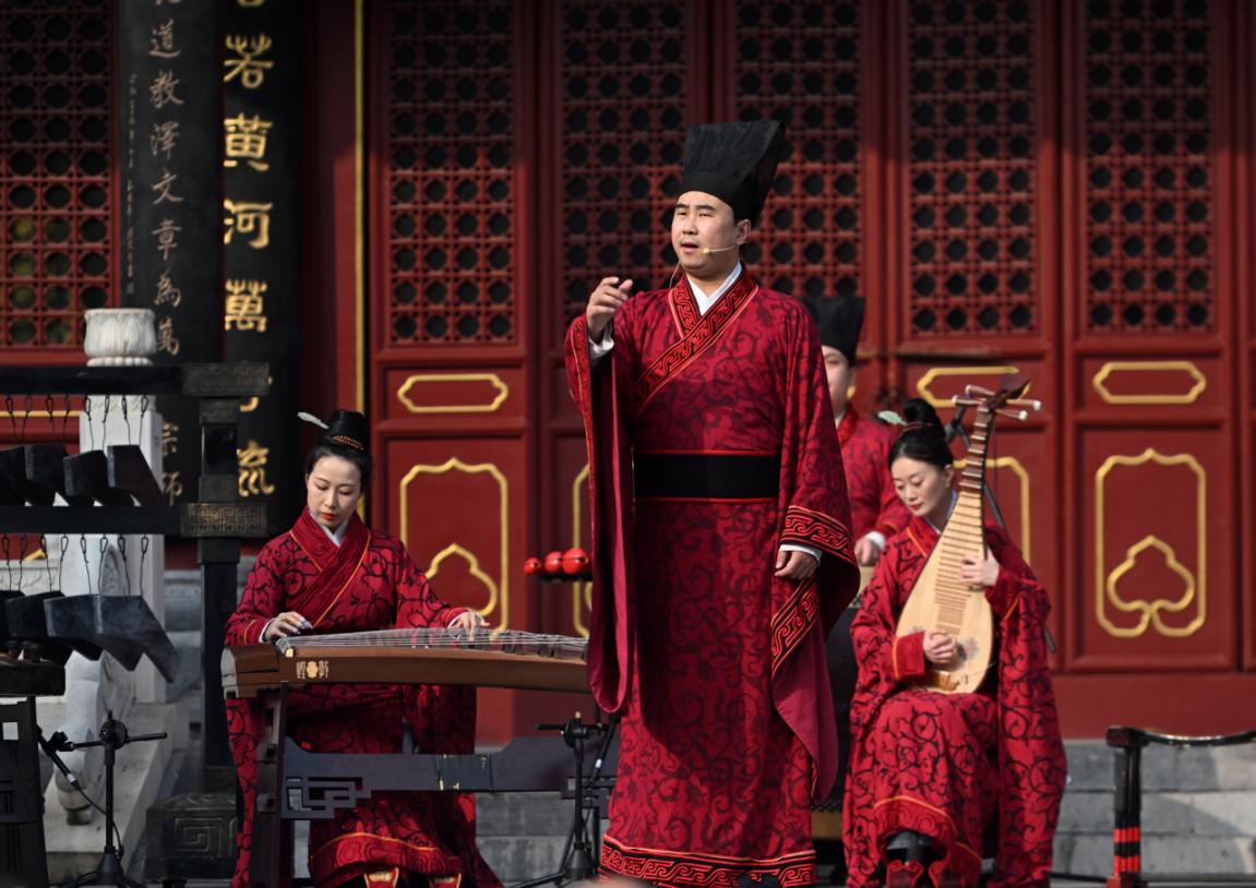 郑州文庙“重阳诗乐会”现场