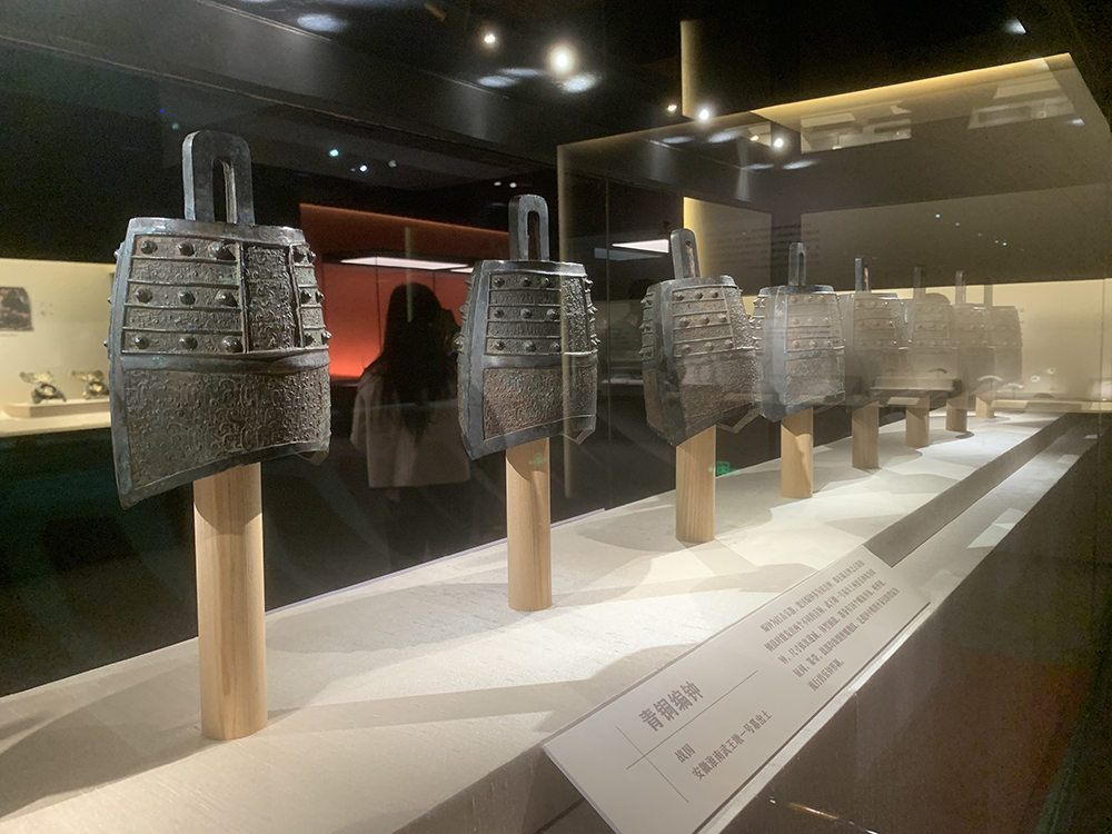 青铜编钟。人民网记者 韦衍行摄