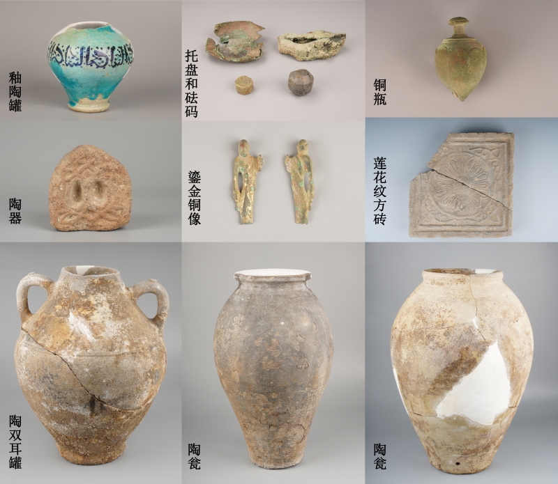 唐朝墩古城出土文物。新疆文物考古研究所供图