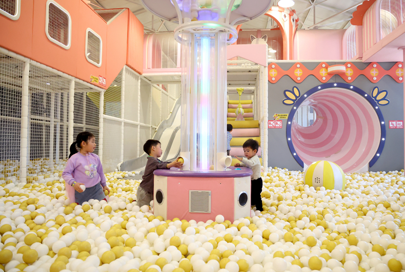 宝贝王乐园。人民网记者 王连香摄