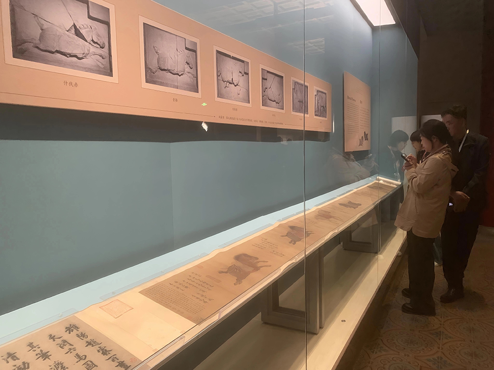 观众正在参观展览。人民网记者 韦衍行摄