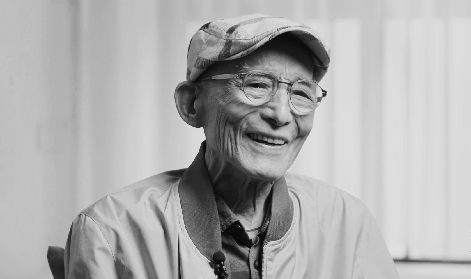 游本昌。人民网《初心》栏目采访截图