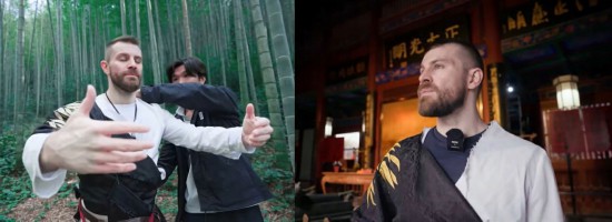 英国玩家LazyPeon学习武术、游览开封